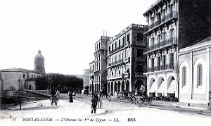 2991- Mostaganem - Avenue du 1er de Ligne - 1915